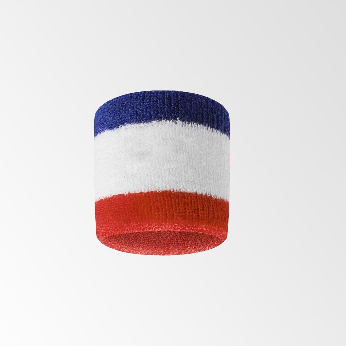FOUR - Muñequera de Tenis Tricolor - Blanco Azul Rojo