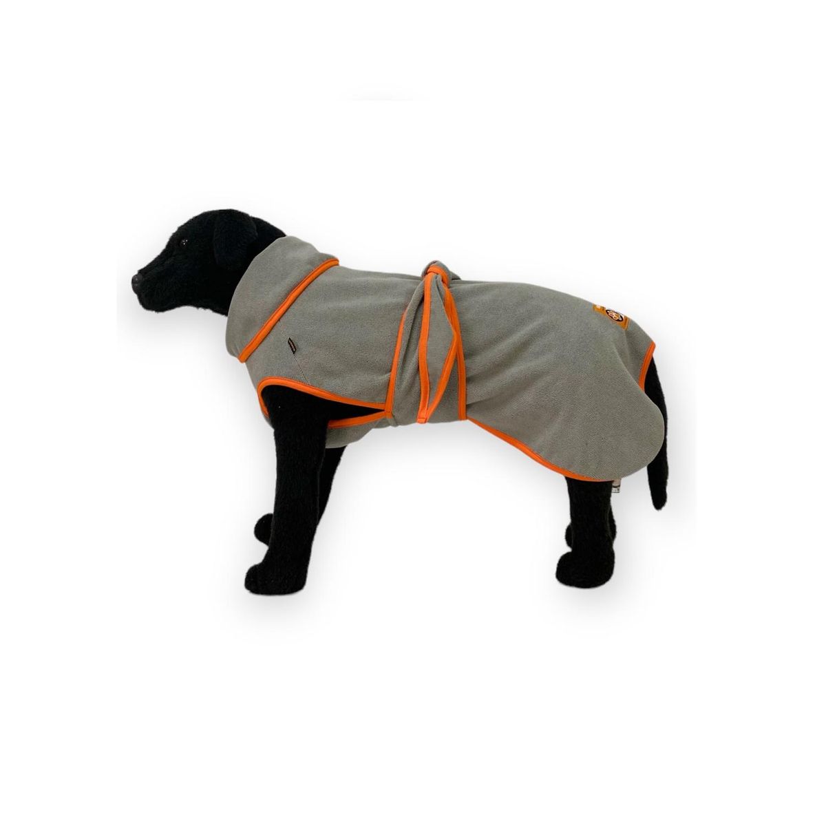 GENERICO - Capa Toalla Para Perro Tela Absorbente De Microfibra Talla M - Gris - m