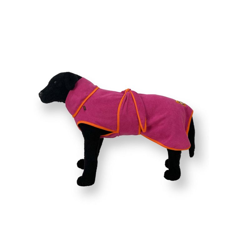 GENERICO - Capa Toalla Para Perro Tela Absorbente De Microfibra Talla M - Fucsia - m