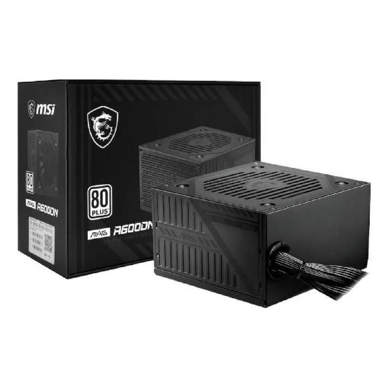 MSI - Fuente de Poder MSI MAG A600DN 600W 80 Plus