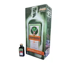 JAGERMEISTER - Caja 60 Miniaturas Licor envase vidrio