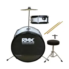 RMX - Batería infantil niño 2 pcs RAD-1WH Blanca