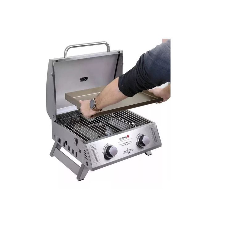 SINDELEN - Parrilla A Gas 2 Quemadores Pgm-2qin Sindelen-acero Inox