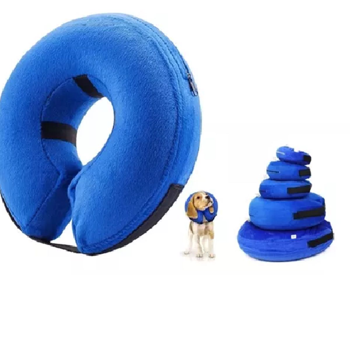 GENERICO - Collar Inflable Anti-mordidas Elizabeth Para Perros Y Gatos
