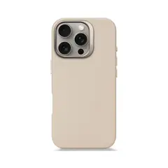 DECODED - Funda cuero Magsafe iPhone 16 Pro Gris