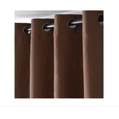 GENERICO - Cortinas Hogar Telas Brocato 2 Panos 140x220 Cm