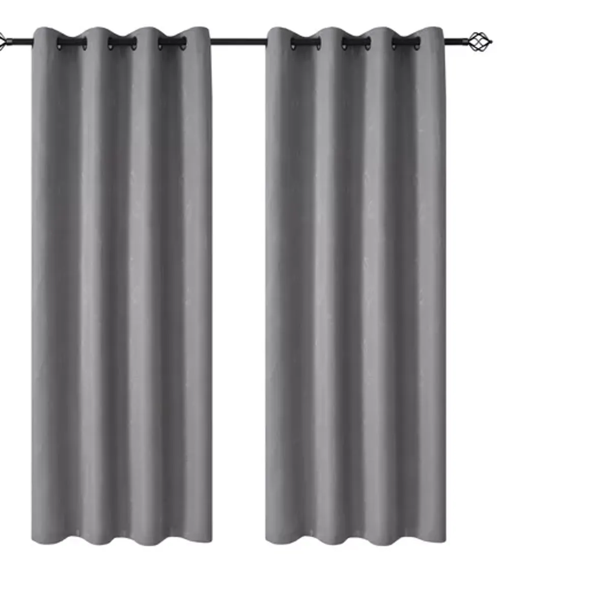 GENERICO - Cortinas Hogar Telas Brocato 2 Panos 140x220 Cm