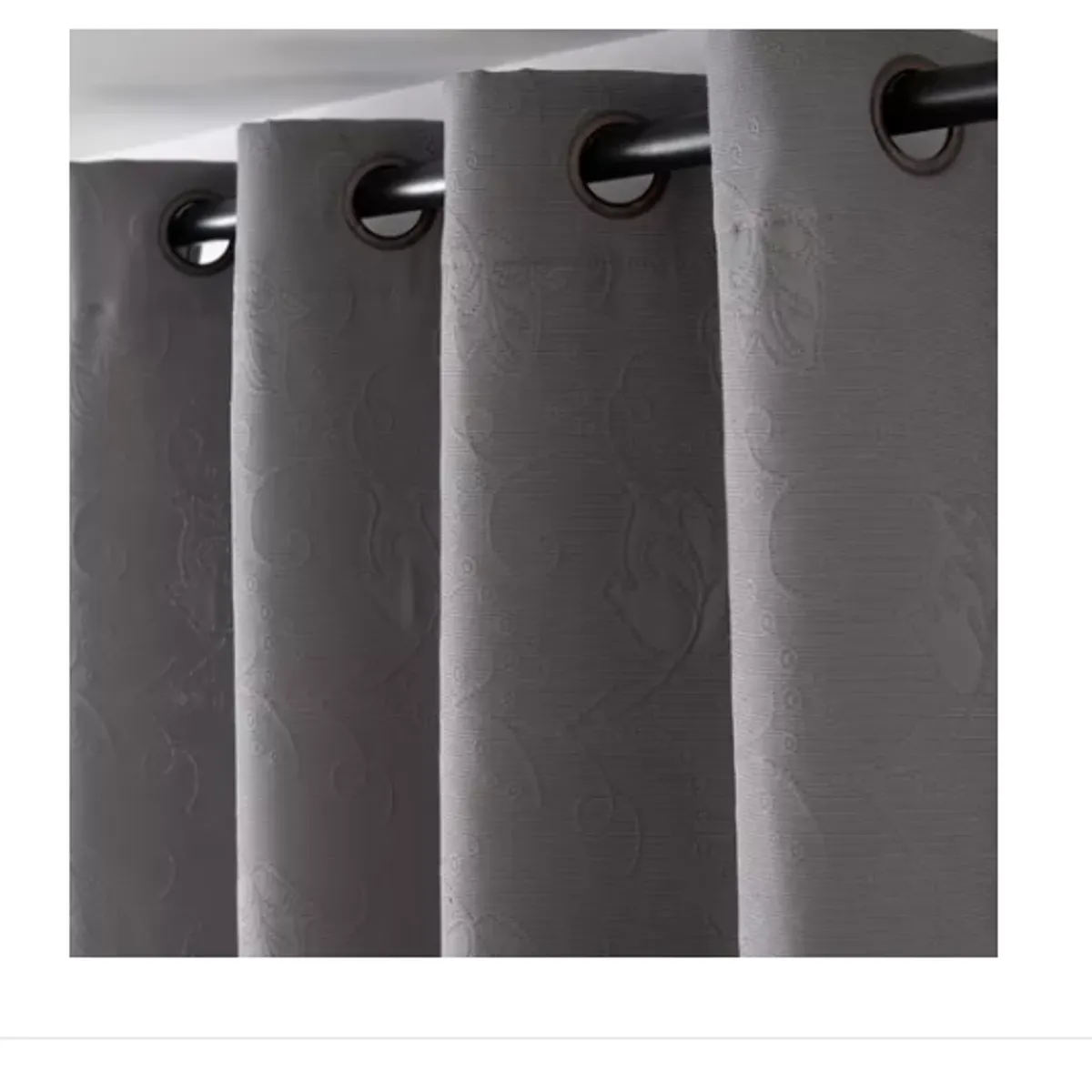 GENERICO - Cortinas Hogar Telas Brocato 2 Panos 140x220 Cm