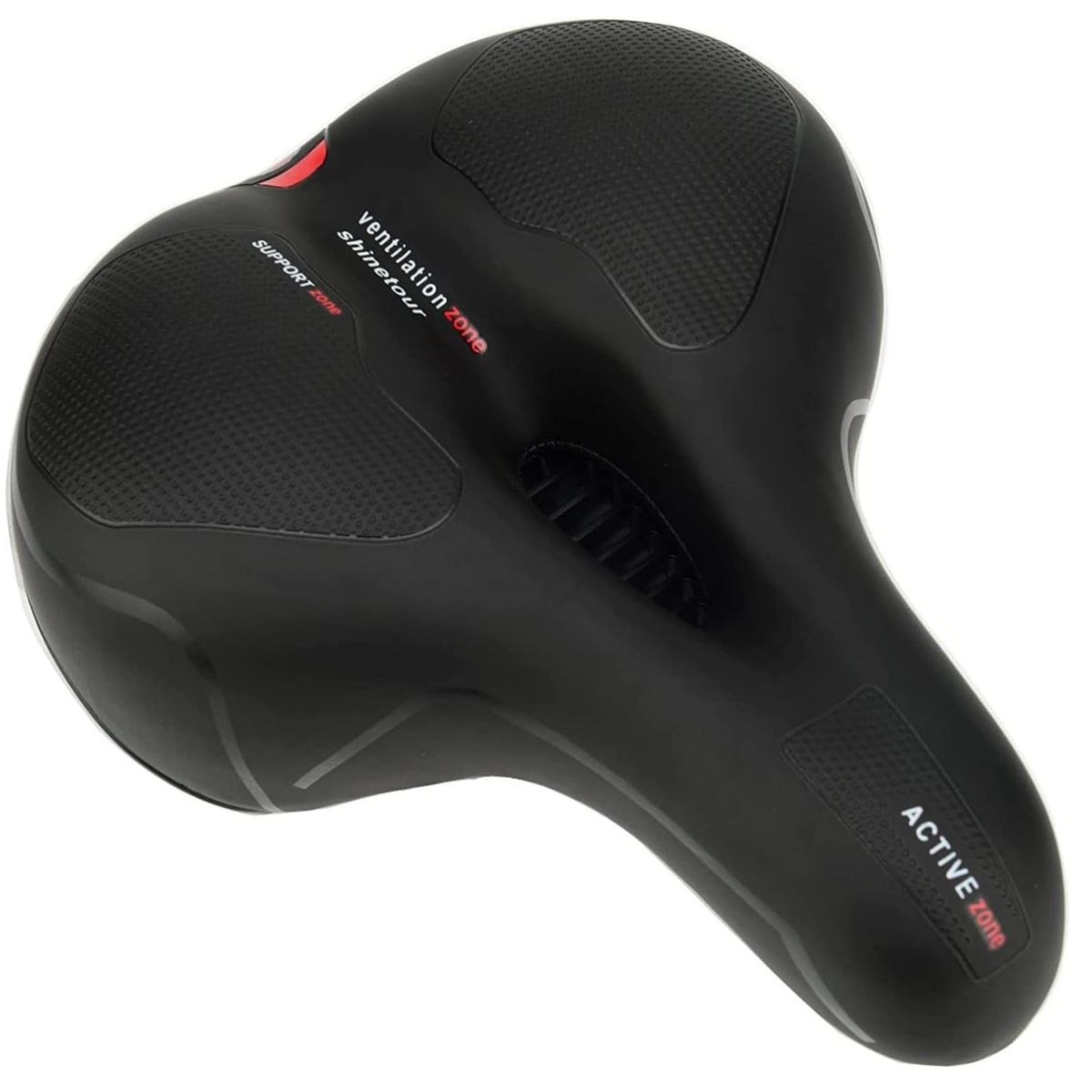 GENERICO - Sillín Silla Asiento Bicicleta Cómodo Prostático Reflectivo