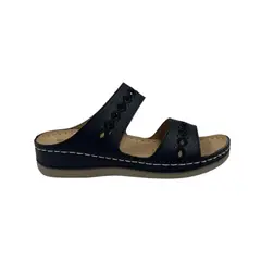 PAND G - Sandalia Negra Baja Mujer