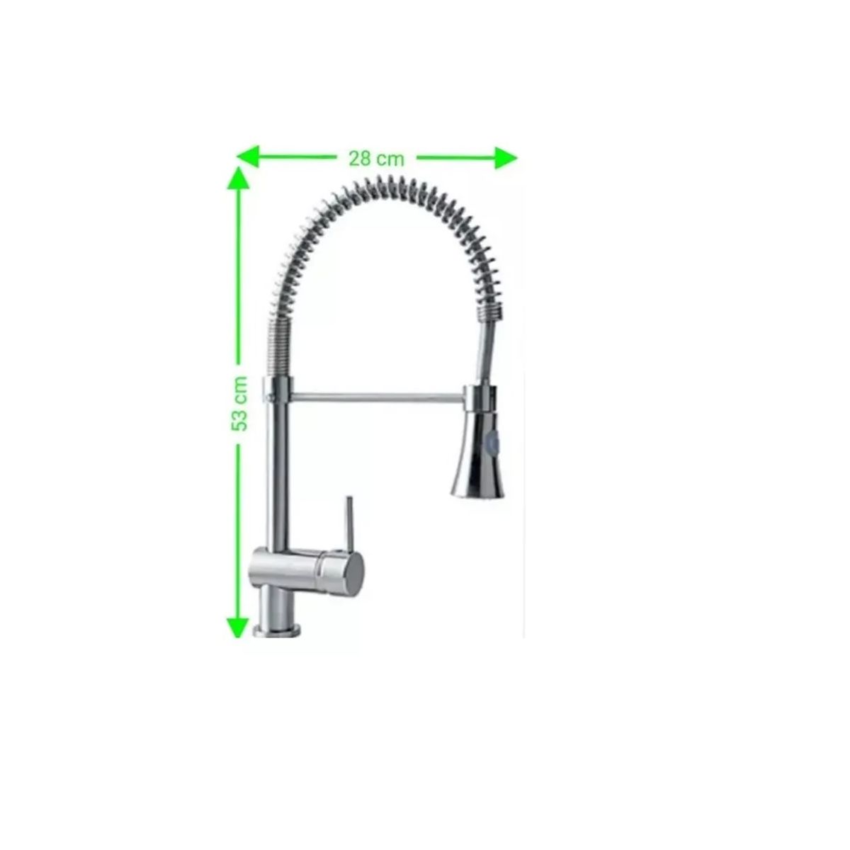 TAUMM - Llave Grifo Monomando Lavaplatos Profesional Color Plateado