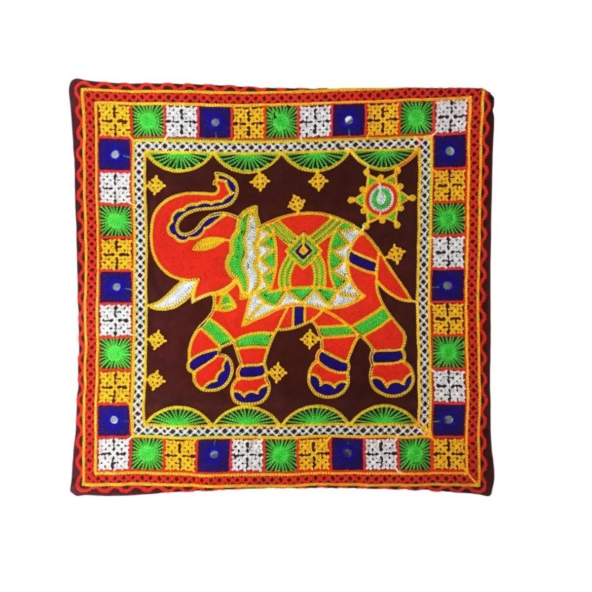 GENERICO - Funda de Cojin - Elefante De La Suerte Thai Feng Shui