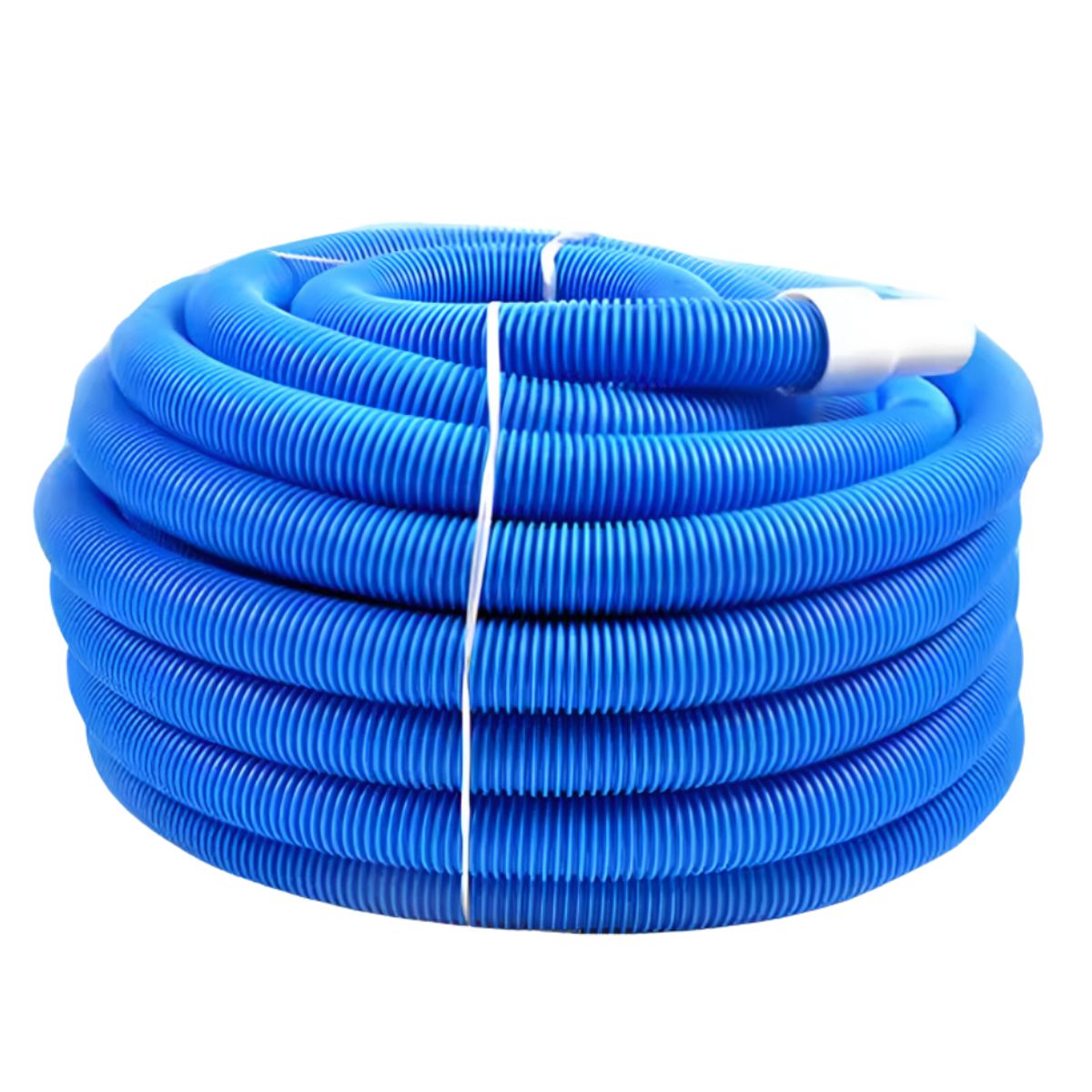 LERNEN - Manguera Limpia Piscina 15 Metros Flexible Azul Con Terminal