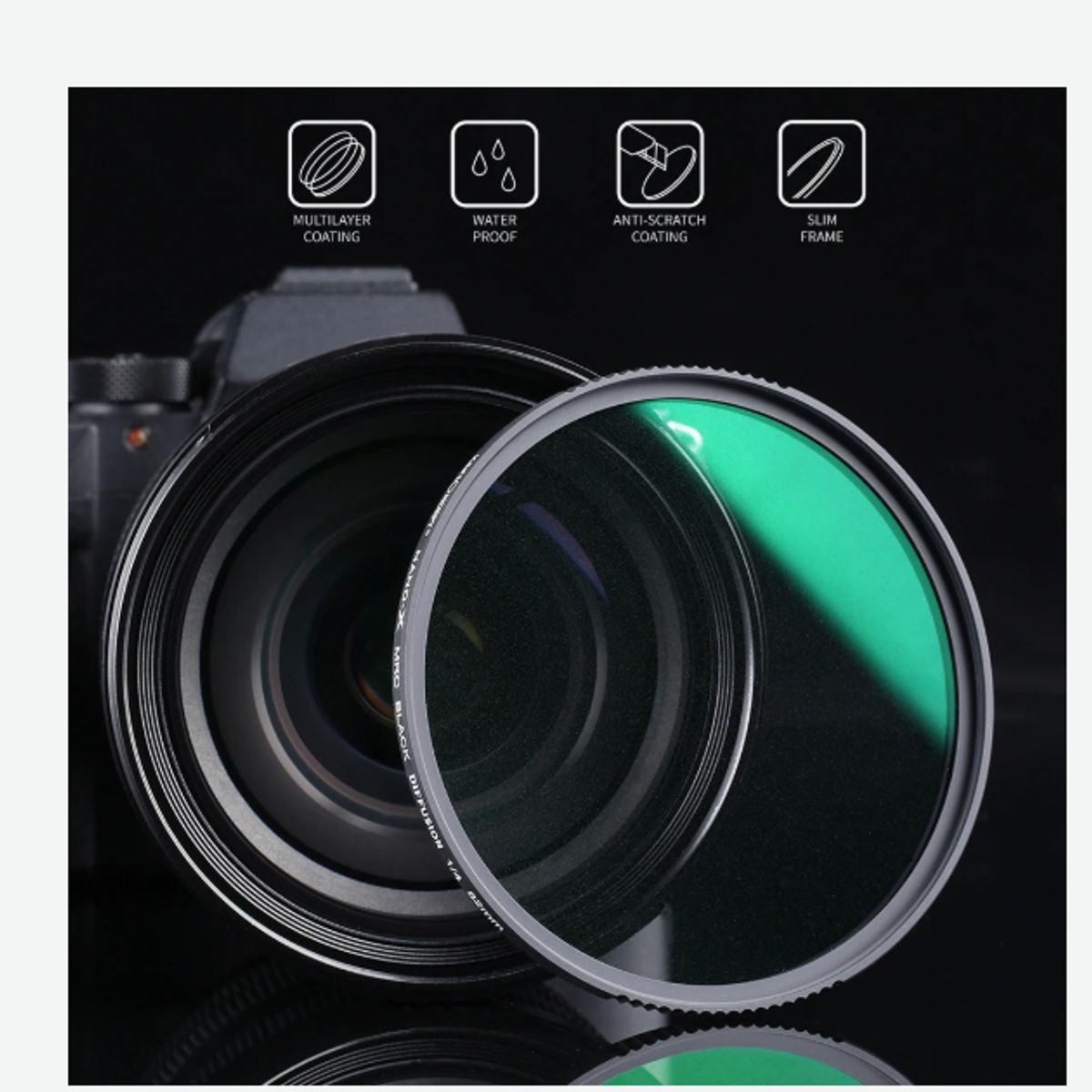 CONCEPT - FILTRO BLACK MIST 18 K&F CONCEPT NANO X 58MM