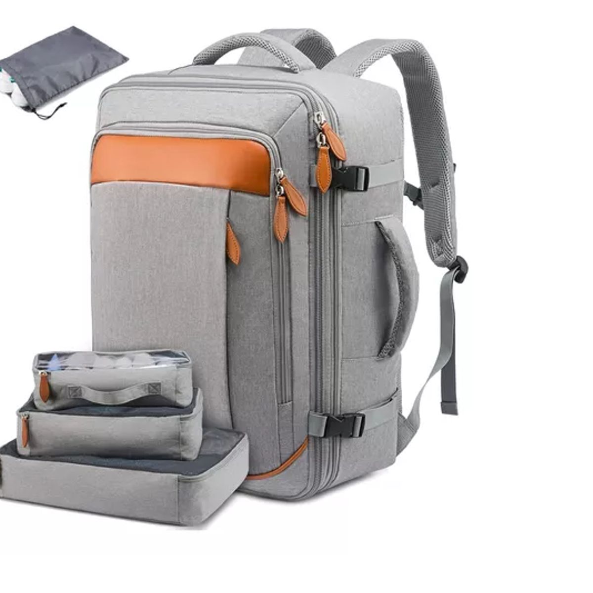 GENERICO - Mochila De Viaje Extragrande De 45l Aprobada Por Vuelo