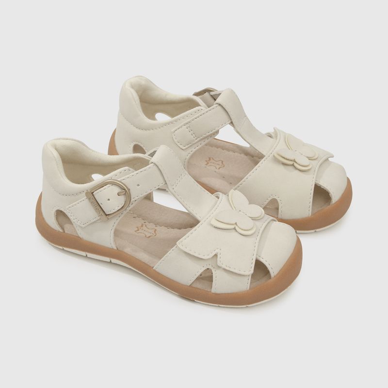 COLLOKY - Sandalia Niña Beige 55643 Colloky