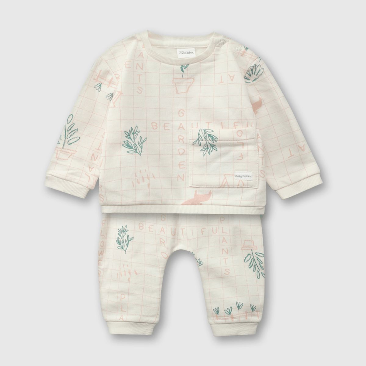 COLLOKY - Conjunto Polerón / Pantalón Niña Beige 55263 Colloky