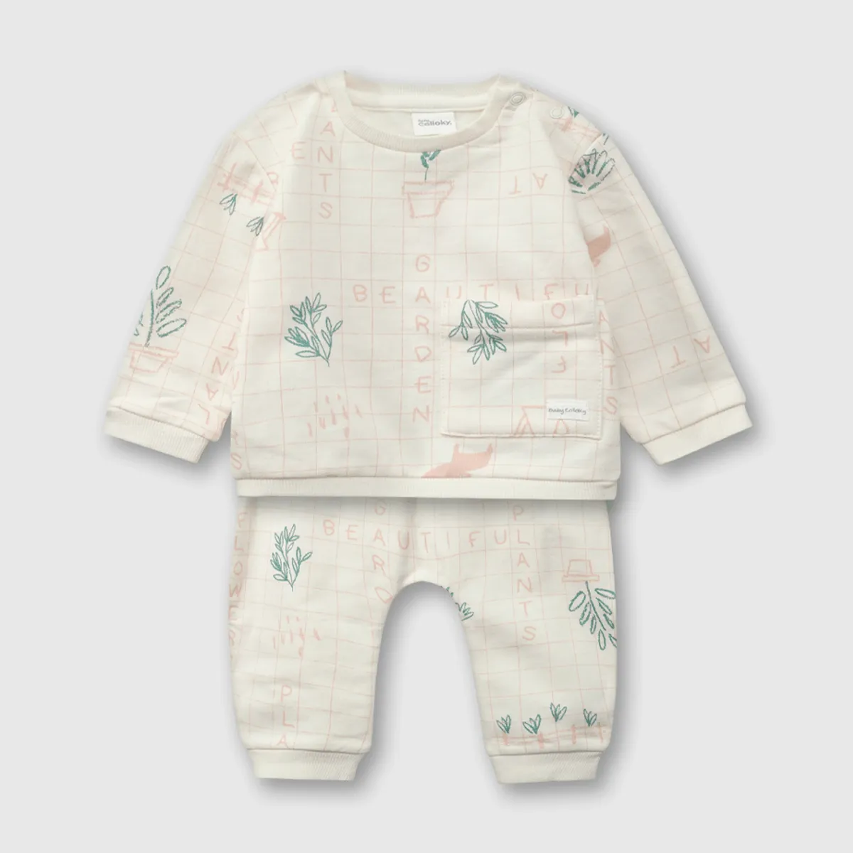 COLLOKY - Conjunto Polerón / Pantalón Niña Beige 55263 Colloky