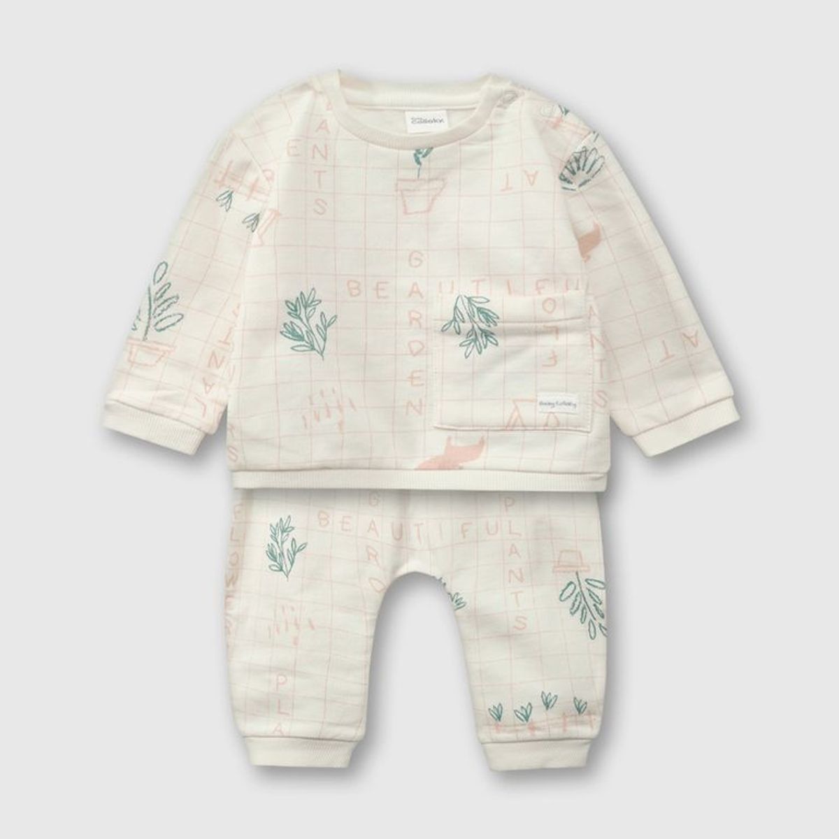 COLLOKY - Conjunto Polerón / Pantalón Niña Beige 55263 Colloky