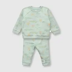 COLLOKY - Conjunto Polerón / Pantalón Niño Verde 55264