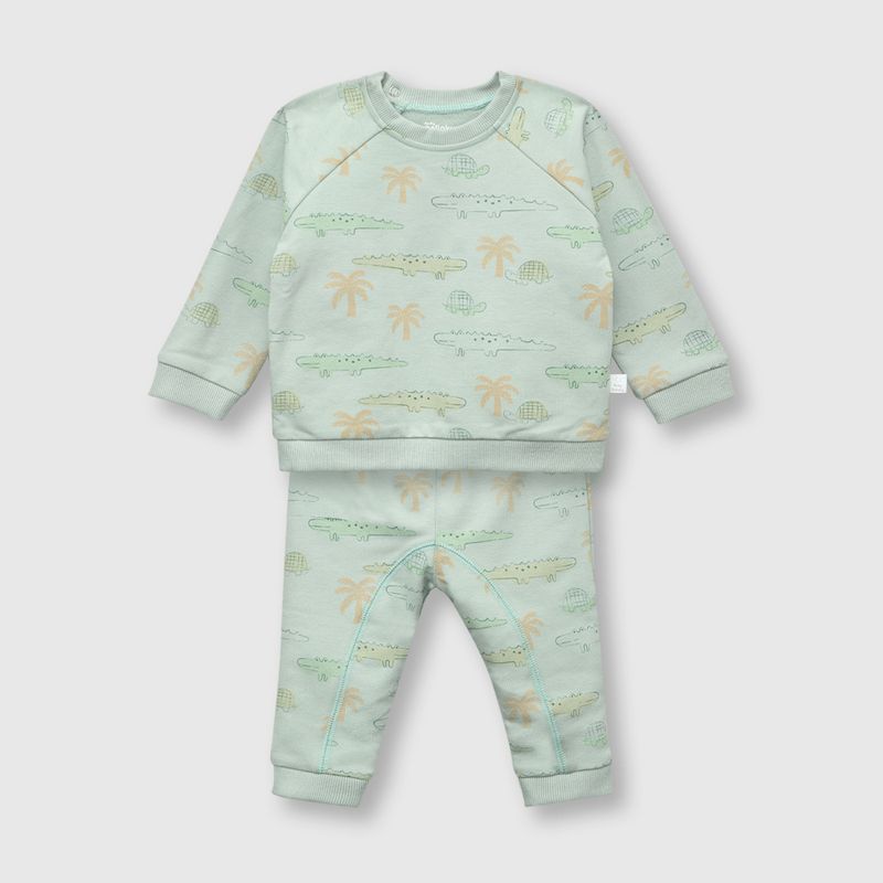 COLLOKY - Conjunto Polerón / Pantalón Niño Verde 55264 Colloky