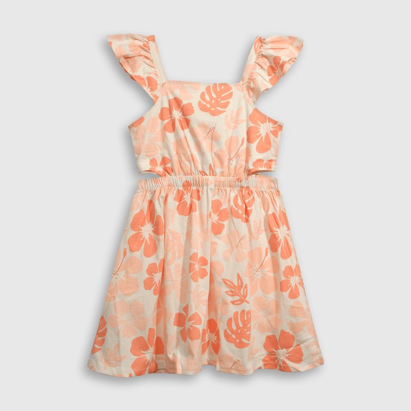 COLLOKY - Vestido Niña Naranja 55631 Colloky