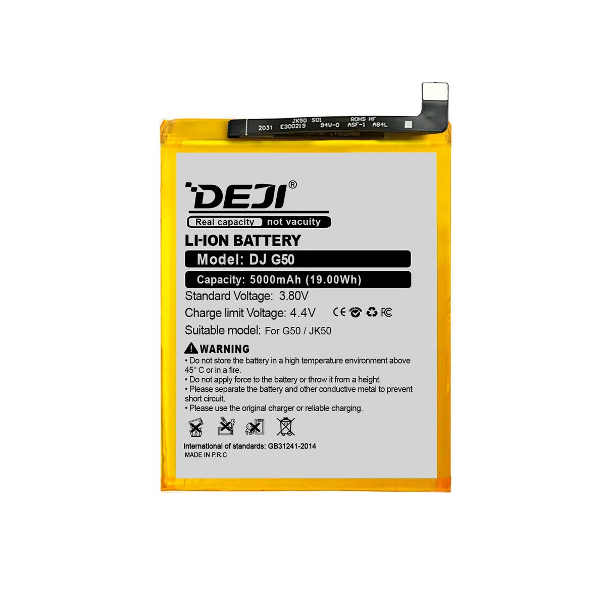 GENERICO - Bateria para Motorola G50 / 5G DEJI IC Original 5000mAh
