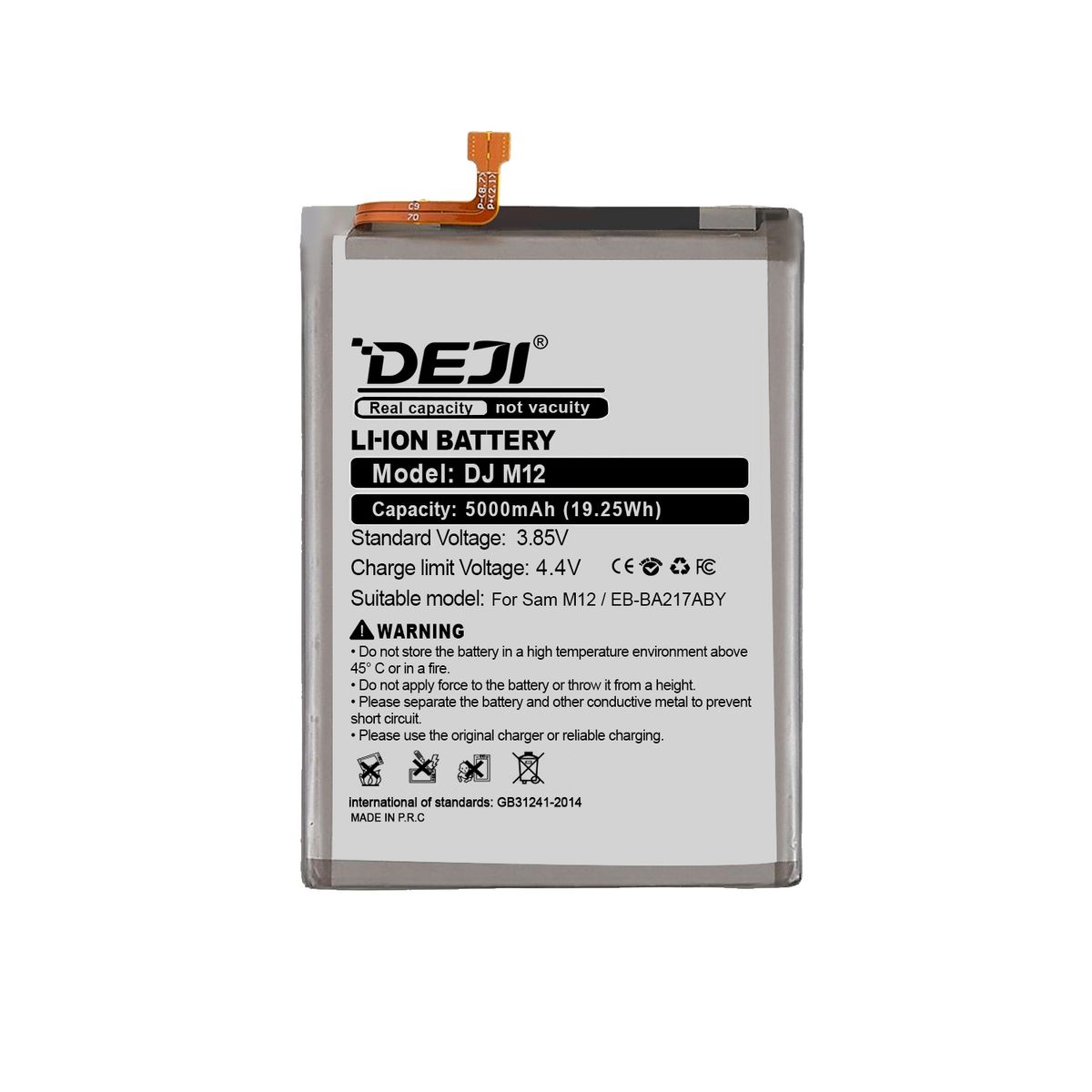 GENERICO - Bateria Compatible con Samsung A13 4G/A21S/A12/M12/A04S/A22/M02/A02