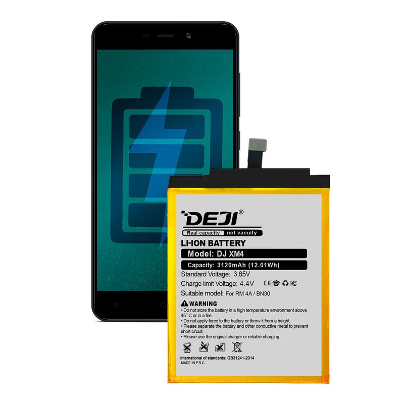 GENERICO - Bateria Compatible con Xiaomi Redmi 4A DEJI Capacidad 3120mAh