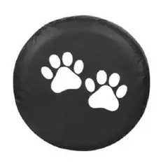 GENERICO - CUBRE RUEDA NEUMATICO ECO CUERO PATITAS ARO 16