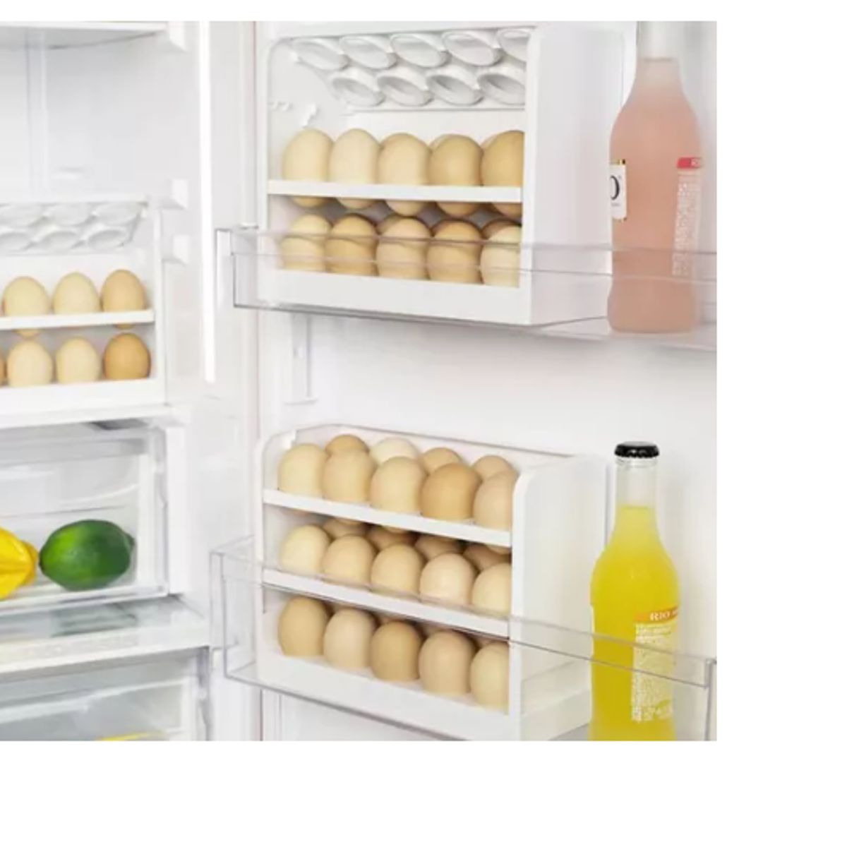 GENERICO - Organizador De Huevos Caja Para Huevera Refrigerador