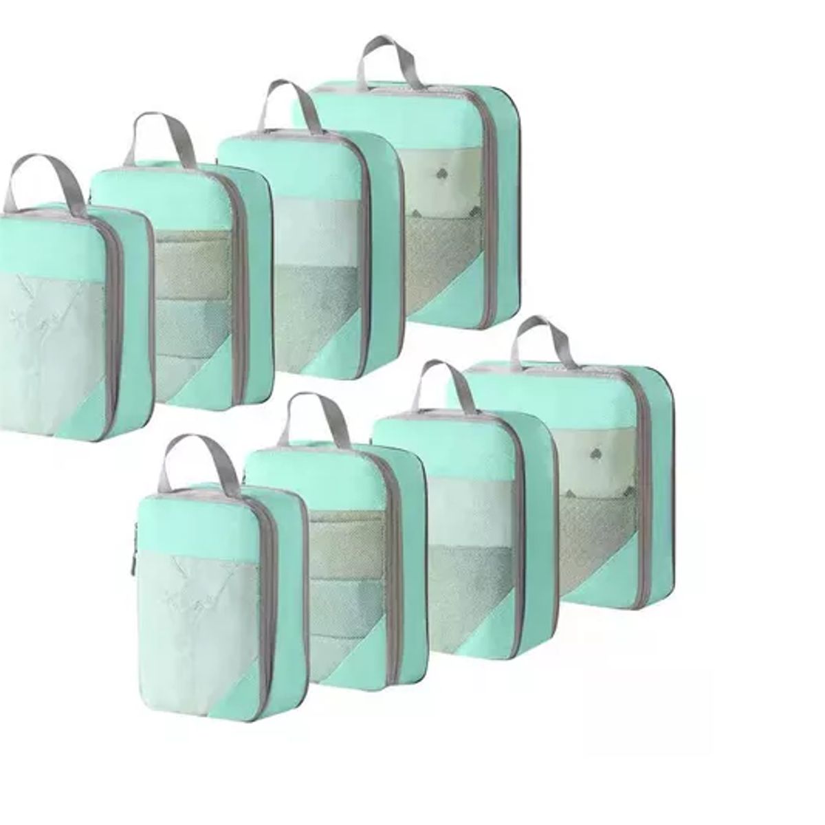 GENERICO - 8 Piezas Bolsas Organizadoras De Compresión Para Maleta