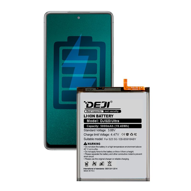 GENERICO - Bateria Compatible con Samsung S23 Ultra DEJI Capacidad 5000mAh
