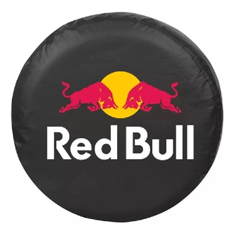 GENERICO - CUBRE RUEDA NEUMATICO ECO CUERO RED BULL ARO 15