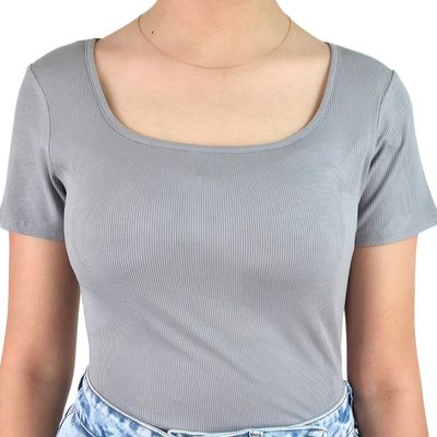 Imagen 2 del producto Body Mujer Acanalado Manga Corta Elasticado 080