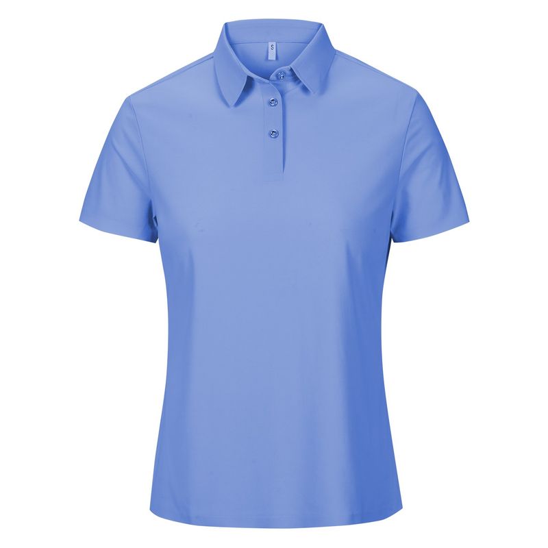 ANDESLAND OUTDOOR APPAREL - Polera Dry Fit Ultra Manga Corta Ruppell Pro Celeste Mujer