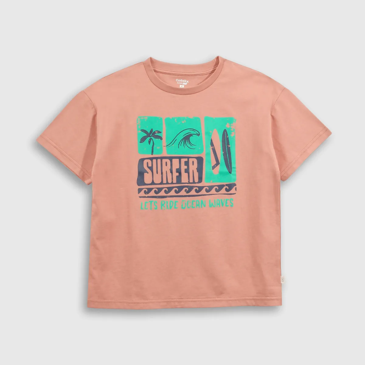 COLLOKY - Polera Niño Café 55283 Colloky