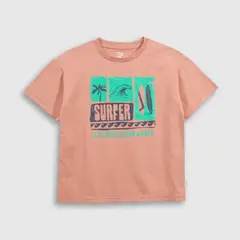 COLLOKY - Polera Niño Café 55283