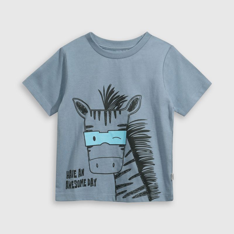 COLLOKY - Polera Niño Celeste 55286 Colloky