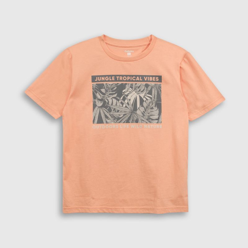 COLLOKY - Polera Niño Naranja 55287 Colloky
