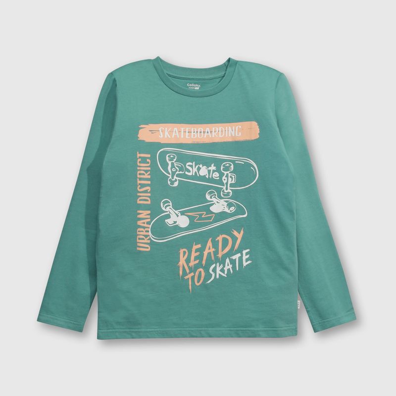 COLLOKY - Polera Niño Verde 55290 Colloky