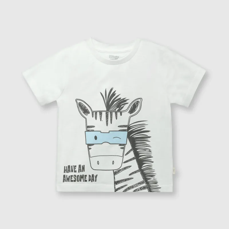 COLLOKY - Polera Niño Blanco 55620 Colloky
