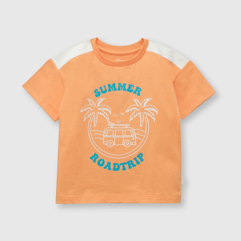 COLLOKY - Polera Niño Naranja 55621 Colloky