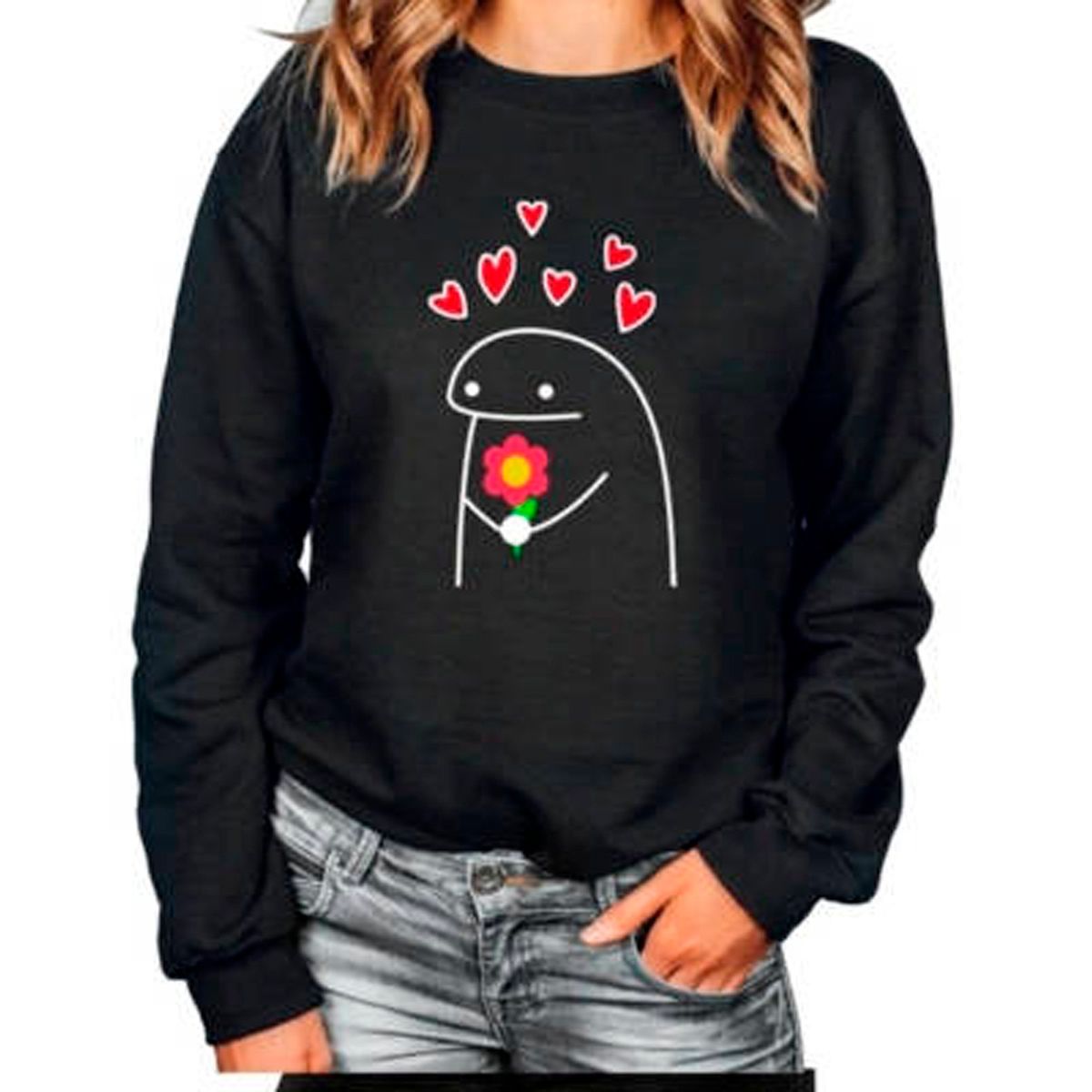 MARITEX - Poleron Memes Amor Amistad Corazon Flores Deformitos Polo