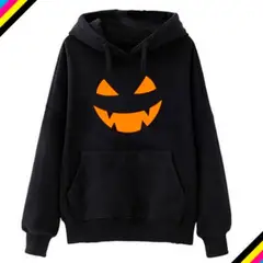 MARITEX - Poleron Halloween Calabaza Pumpkin Terror Moda Mujer