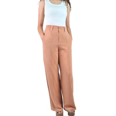 Imagen 2 del producto Pantalon Palazzo Premium Tipo Lino Semi Formal Casual Boton 902