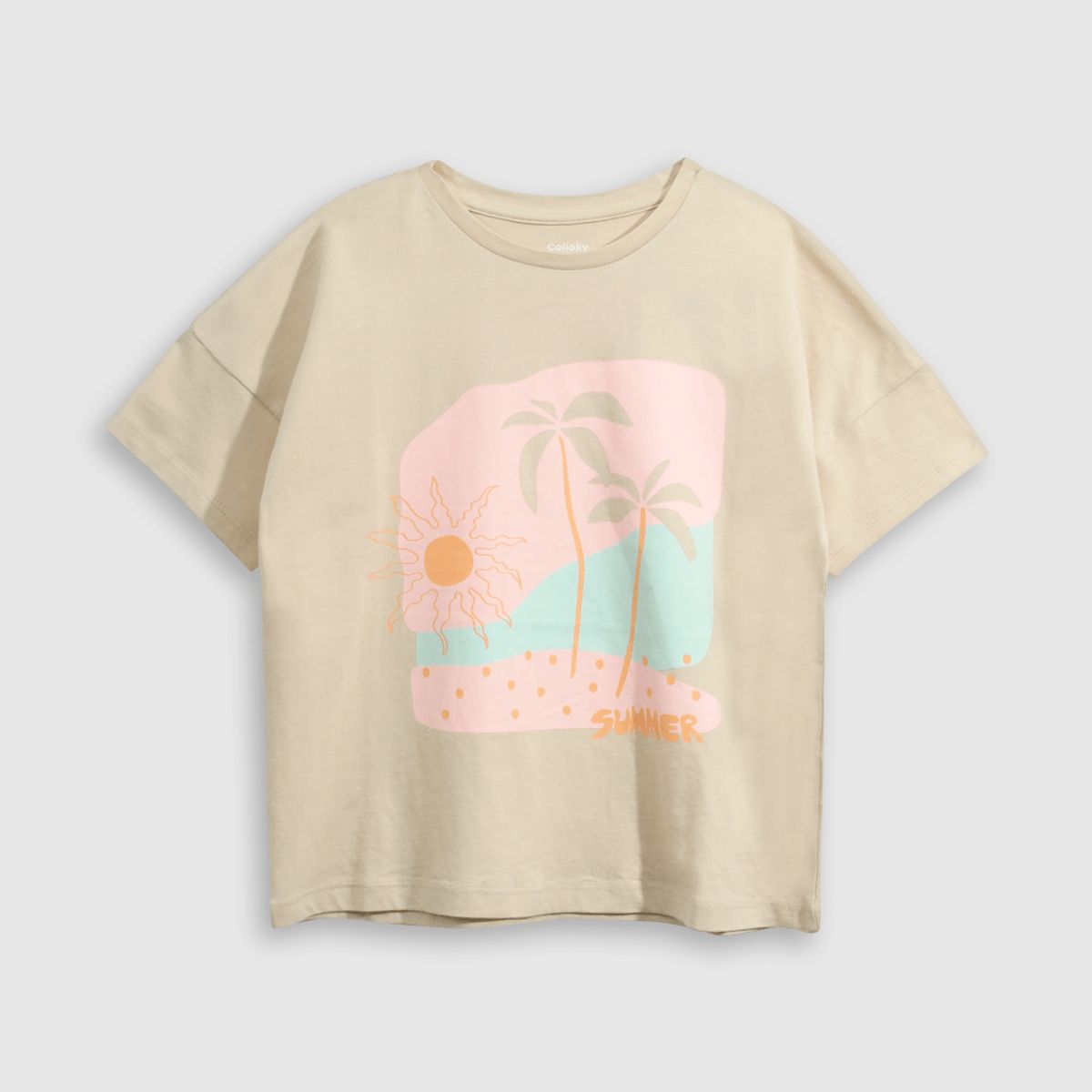 COLLOKY - Polera Niña Beige 55269 Colloky