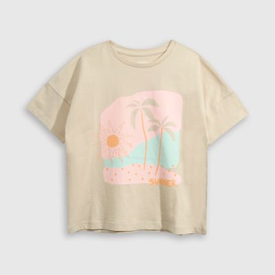 Imagen 1 del producto Polera Niña Beige 55269