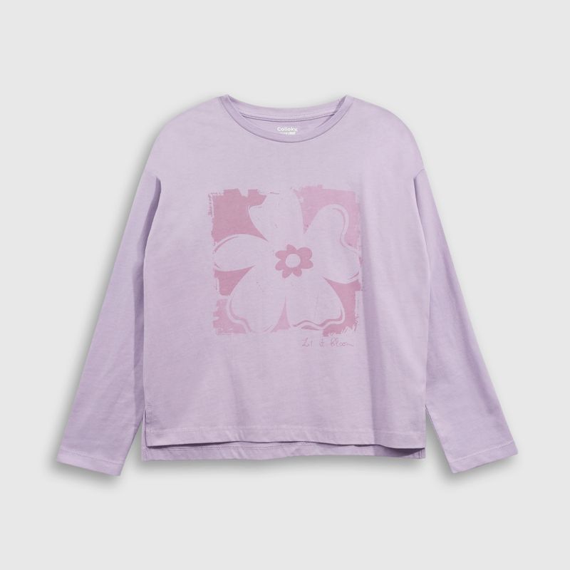 COLLOKY - Polera Niña Morado 55271 Colloky