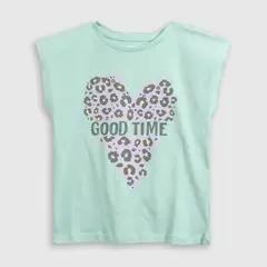 COLLOKY - Polera Niña Verde 55274
